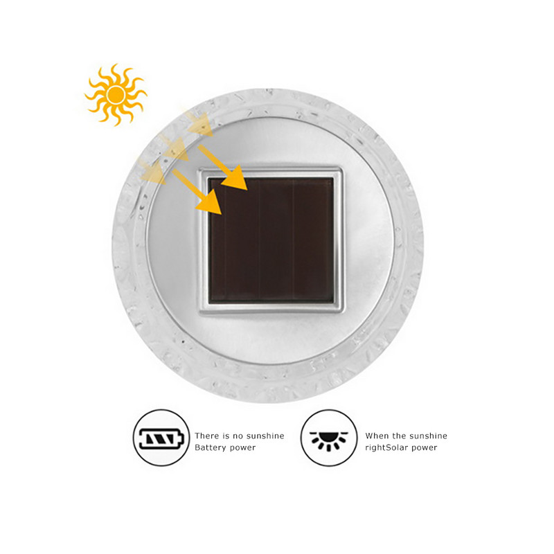 Saules gaismas diodes dārza lampa piekārta saules gaismas stikla lodīšu lampa ielas āra lampa koku burciņām dārza dekorēšanai saules gaisma ainava