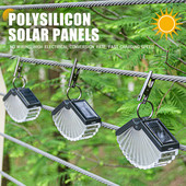 LED saules gaisma ar klipu ventilatora formā sienas stiprināma lampa vienkrāsaina/krāsaina ūdensnecaurlaidīga saules gaismas dārza dekorēšana mūsu durvīm