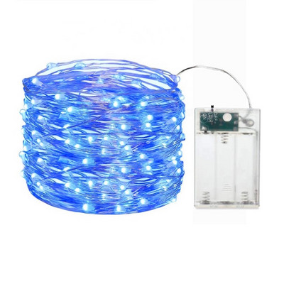 1/3/5/10M LED bajkovita svjetla Božićni ukrasi na otvorenom Svjetiljka Žaruljice od bakrene žice za vjenčanje Svjetlo za zavjese u vrtu