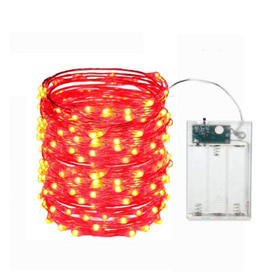 1/3/5/10M LED bajkovita svjetla Božićni ukrasi na otvorenom Svjetiljka Žaruljice od bakrene žice za vjenčanje Svjetlo za zavjese u vrtu