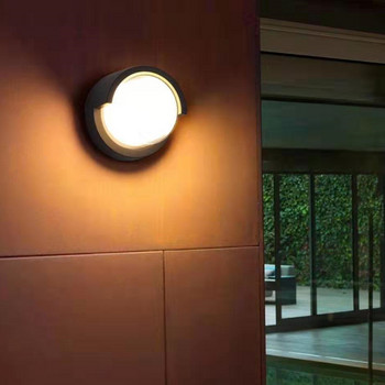 Επιτοίχιο Φωτιστικό Βεράντας Εσωτερικό Αδιάβροχο Φωτιστικό Τοίχου Εξωτερικού Χώρου Μοντέρνα Απλίκα LED Φωτιστικό, Βεράντα Φωτιστικό τοίχου Σκάλες Διάδρομος