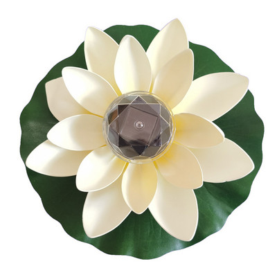 Vandeniui atsparus saulės baterijos gėlių apšvietimas LED spalvingi plūduriuojantys žibintai Saulės energija maitinama povandeninė lempa baseino fontano sodui