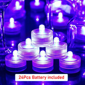 Su baterijomis LED arbatos lemputės žvakės be liepsnos povandeninės šviesos fontanas, panardinamas dekoro vakarėlis Vestuvių festivalio šventė