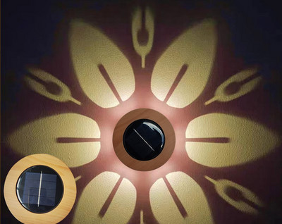 LED saules lampa ziedu raksta sienas mazgātājs dārzs ainava pakāpju veranda Sienas gaismas Balkona žoga apgaismojums āra ūdensizturīgs