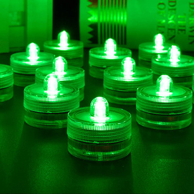 12 tk/partiid LED veealune lamp mini küünllamp teeküünla patarei, mis töötab pulmade puhkemaja peo akvaariumi vaasi sisekujundus