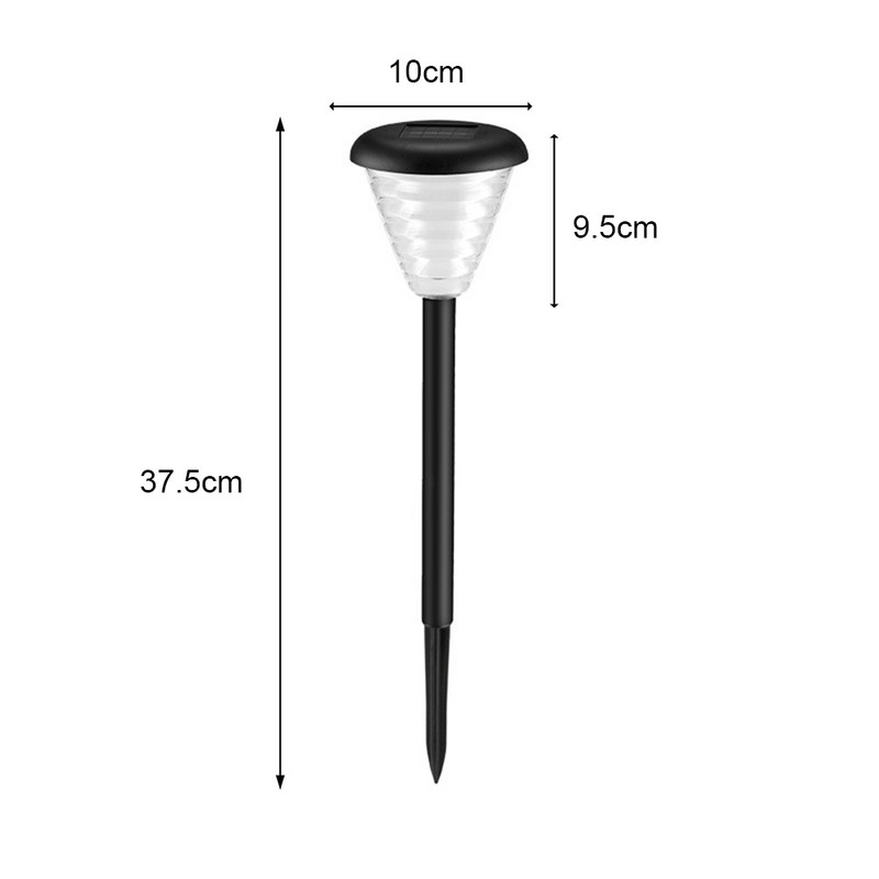 Solarna vrtna svjetla na otvorenom, LED solarna svjetla za travnjak Topla i svijetla LED solarna svjetla koja mijenjaju 7 boja Vodootporna solarna svjetla za stazu
