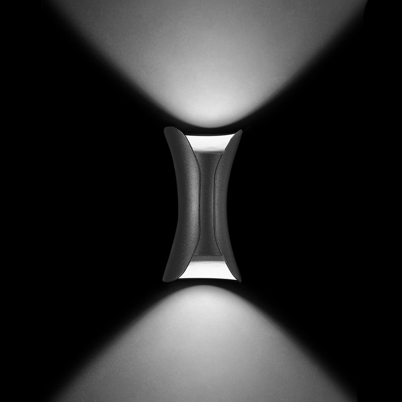 Sieninis šviestuvas Led vandeniui atsparus lauko sieninis šviestuvas IP65 aliuminis 12W 85~265V LED sieninis šviestuvas vidaus dekoruotas Sconce gatvės sieninis šviestuvas