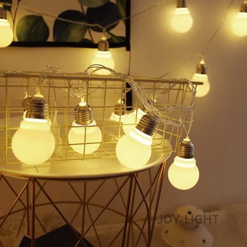 Μεγάλη μπάλα Led Fairy Lights Χάλκινο σύρμα κορδόνι 10 βολβών γιορτινό φωτιστικό εξωτερικού χώρου για διακόσμηση γάμου χριστουγεννιάτικου δέντρου