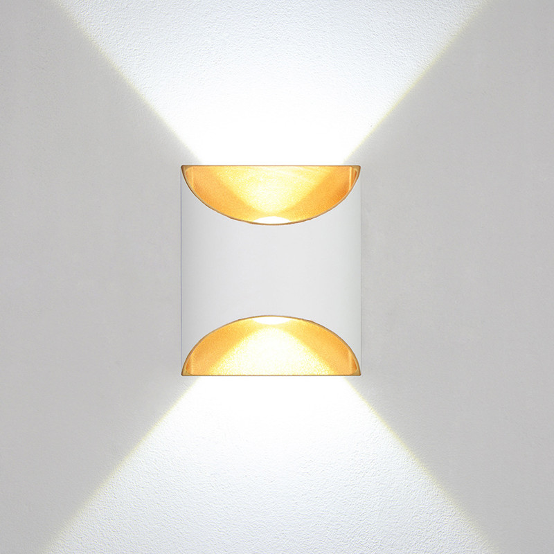 6 W LED sienas gaisma āra ūdensnecaurlaidīga IP65 verandas dārza sienas lampa un iekštelpu guļamistabas gultas apdare Alumīnija apgaismojuma lampa