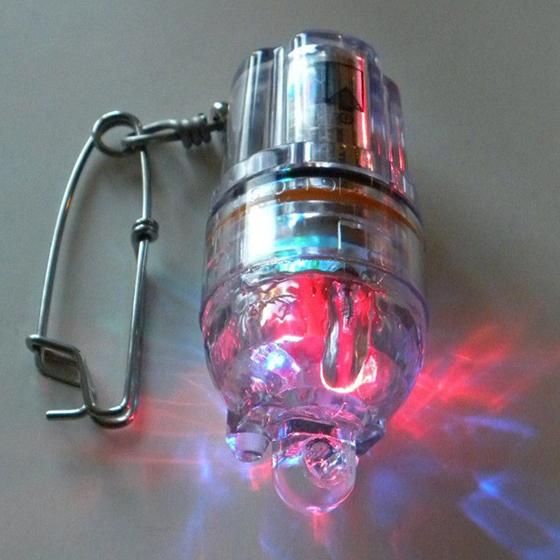 Dziļūdens LED makšķerēšanas gaismas zibspuldzes komplekts Zivju gaismas joslas pievienošana Lure Zivju ierīce Vada zivju makšķerēšanas zemūdens lampa