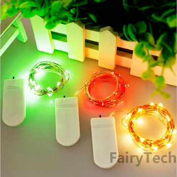 10 пакета Led Fairy Lights Струнни светлини, работещи на батерии Светулка Starry Moon Lights за Направи си сам сватбено тържество Спалня Патио Коледа