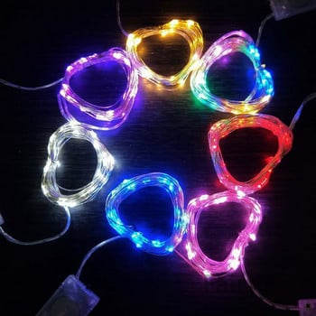 10 Πακέτα Led Fairy Lights Φώτα χορδών που λειτουργούν με μπαταρία Firefly Starry Moon Lights για χριστουγεννιάτικο αίθριο υπνοδωματίου για γαμήλιο πάρτι