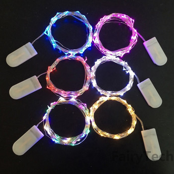 10 пакета Led Fairy Lights Струнни светлини, работещи на батерии Светулка Starry Moon Lights за Направи си сам сватбено тържество Спалня Патио Коледа