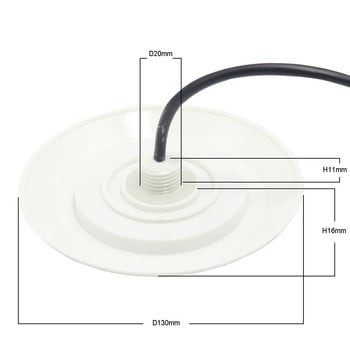 LED за басейн 12W IP68 Водоустойчив RGB прожектор 12V пълни със смола ултра тънка пластмаса за стълбище за басейн Топло бяло синьо студено бяло