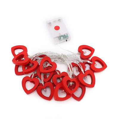 10 Led Red Love Heart Wedding String Fairy Light Pink Girl String Light Indoor Wedding Party Girlland Decor Valentinovo
