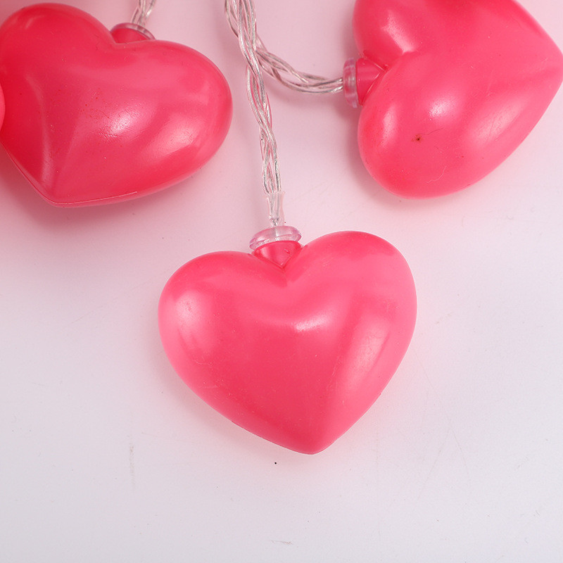 10 Led Red Love Heart Wedding String Fairy Light Pink Girl String Light Indoor Wedding Party Girlland Decor Valentinovo