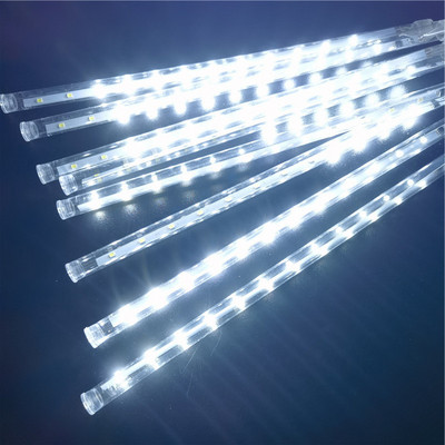 30/50cm 8 toru Meteor Dušš Vihm LED String Lights Tänavalamp Garland Õues Jõulupuu kaunistused Pulmad Haldjaaed