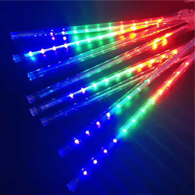 30/50cm 8 toru Meteor Dušš Vihm LED String Lights Tänavalamp Garland Õues Jõulupuu kaunistused Pulmad Haldjaaed