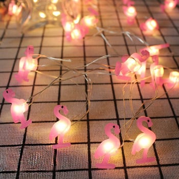 2m Flamingo 20 LED Φωτιστικό Κινούμενου Σχεδίου Χαβάης Διακόσμηση πάρτι Ανανάς Νεράιδα Φωτάκια Τροπικό πάρτι Γάμος Φωτιστικά Γενέθλια Φεστιβάλ