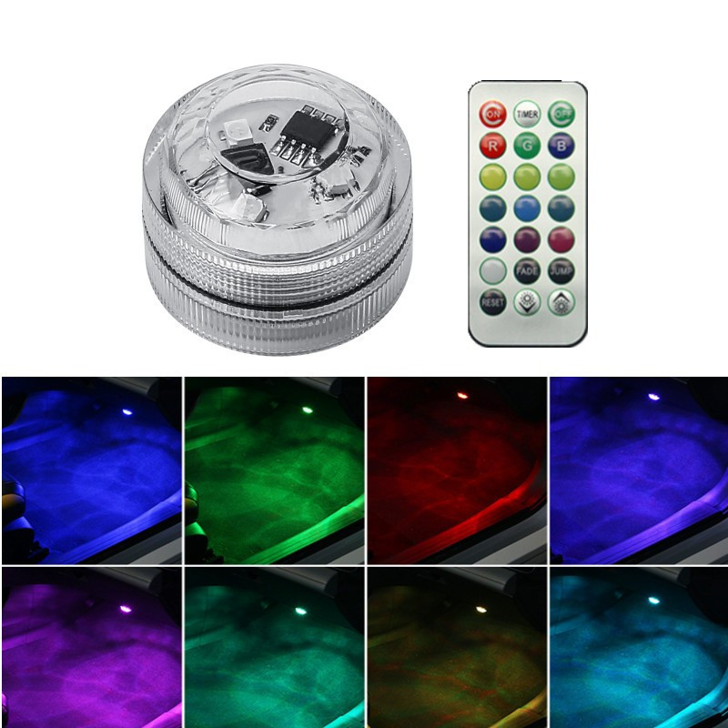Led víz alatti lámpák színes időzítésű gyémánt búvárlámpa fürdőváza vízlámpák Rgb tealámpa gyomláláshoz karácsony Valentin nap