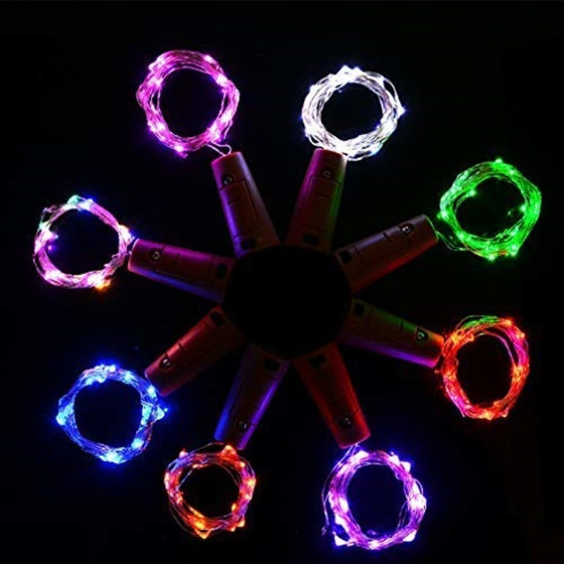 Legújabb éjszakai lámpák palacklámpák parafa lámpák borosüveg csillagos fénysorok barkácspartihoz karácsonyi esküvői dekorációhoz