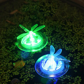 LED peldošā gaisma saules RGB tauriņš spāre ūdens pludiņa lampa āra dārza peldbaseina nakts gaismas strūklakas dīķa dekors