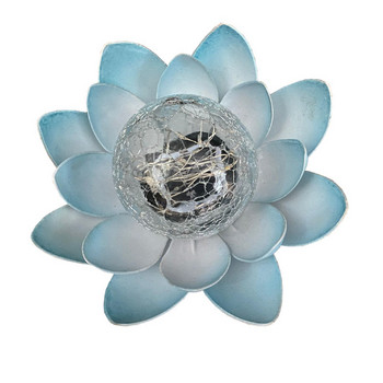 Solar Lotus Flower Lamps Αδιάβροχο Φωτιστικό Πισίνας Αίθριο Pathway Λάμπα γκαζόν Led ηλιακό φως για εξωτερικούς χώρους Διακόσμηση λίμνης κήπου