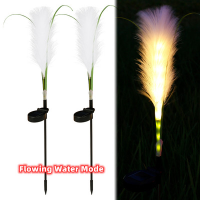 Simulacija Reed Solarna LED svjetiljka Vanjska vodootporna vrtna dekoracija Svjetlo od solarnih vlakana Reed Božićno svjetlo za travnjak Božićno svjetlo