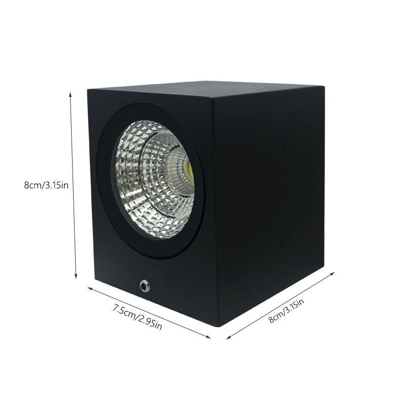 5W 10W COB LED fali lámpa alumínium kültéri vízálló fali lámpa kerti veranda terasz oldalsó első ajtó fali lámpák AC-85-265V