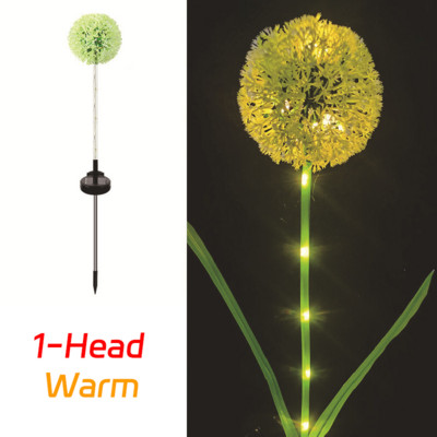 Āra saules dārza gaismas ar 2 režīmiem saules pieneņu ziediem IP65 ūdensnecaurlaidīgs dekorācijas apgaismojums dārza zāliena pagalma kāzām