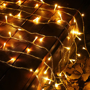 10M LED приказни светлини Нишка Водоустойчива Външна вътрешна градина Коледно парти Гирлянд Струна Светлина Начало Спалня Сватбен декор