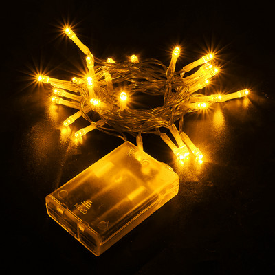 10M LED-es tündérfényfüzér vízálló kültéri, beltéri kerti karácsonyi buli koszorús lámpafüzér otthoni hálószoba esküvői dekoráció