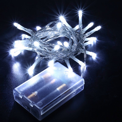 10M LED-es tündérfényfüzér vízálló kültéri, beltéri kerti karácsonyi buli koszorús lámpafüzér otthoni hálószoba esküvői dekoráció