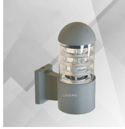 Sienas lampa ūdensizturīgs āra apgaismojums alumīnija stikla abažūrs LED lampa IP65 sienas lampa E27 ligzda AC 85-240V bez spuldzes