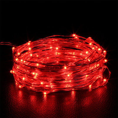 2M 3M 5M 10M Led gaismas ķēde vara vads USB vai ar baterijām darbināma LED stīgu gaisma Fairy Light Ziemassvētku gaismām Kāzu ballīte
