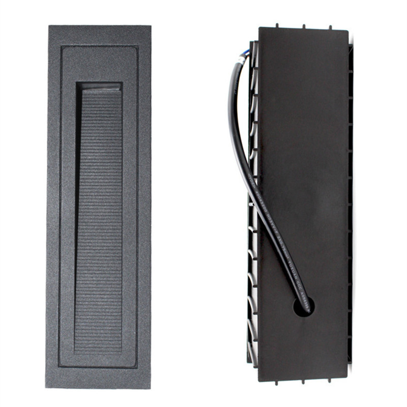 Ūdensizturīgs IP65 4W LED sienas lampa āra kvadrātveida pakāpienu gaisma dārza pagalma kāpnes eja koridors kāju apgaismojums sienas lampas AC110V 220V