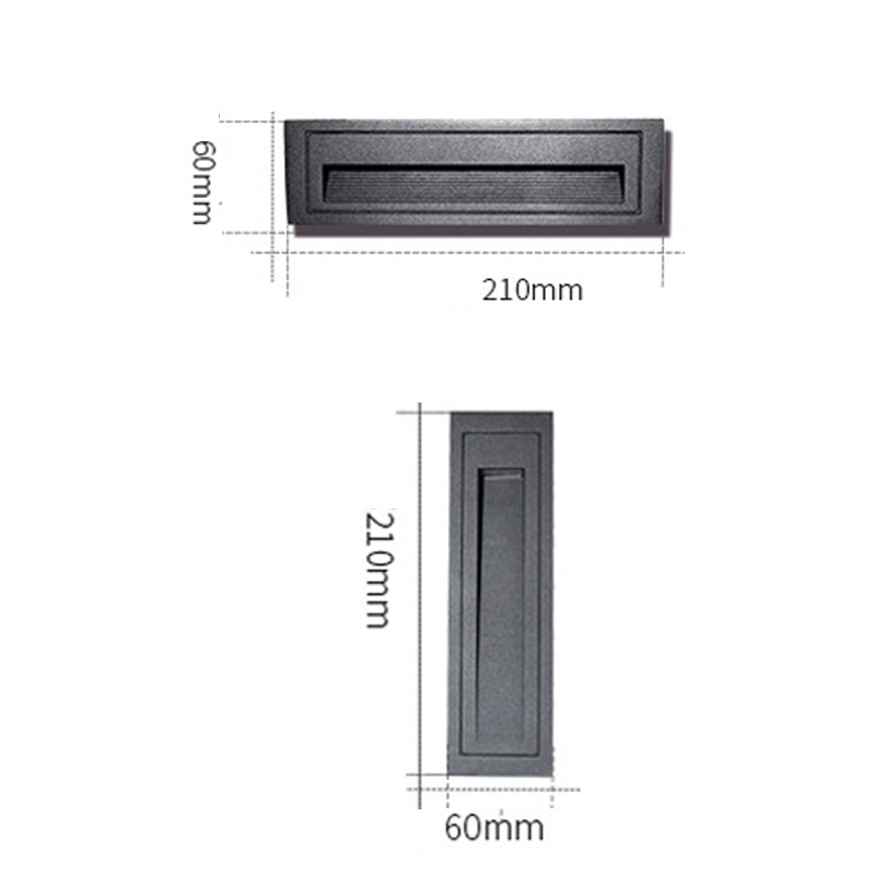 Ūdensizturīgs IP65 4W LED sienas lampa āra kvadrātveida pakāpienu gaisma dārza pagalma kāpnes eja koridors kāju apgaismojums sienas lampas AC110V 220V