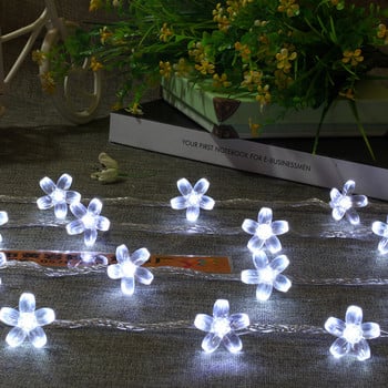 Cherry Blossom Garland Φωτιστικό Μπαταρία String LED Fairy Lights Festoon Led Light για Χριστουγεννιάτικα Φωτάκια Δωματίου Χριστουγεννιάτικη διακόσμηση