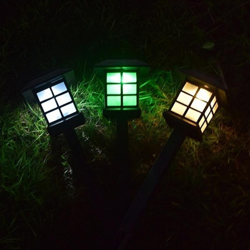 2gab Saules dārza gaismas dekorēšana Dobu zāliena lampu celiņš Saules dārza āra apgaismojums Ūdensnecaurlaidīgs dārza saules zāliena LED apgaismojums