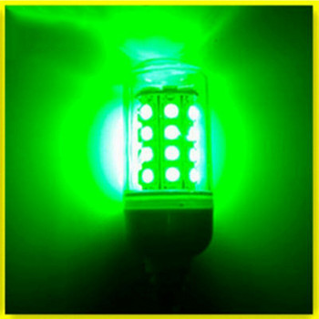 15W 108LED зелена потопяема лампа за нощен риболов Лодка с дълбоки падащи подводни светлини за привличане на риба LED риболовни принадлежности 12V