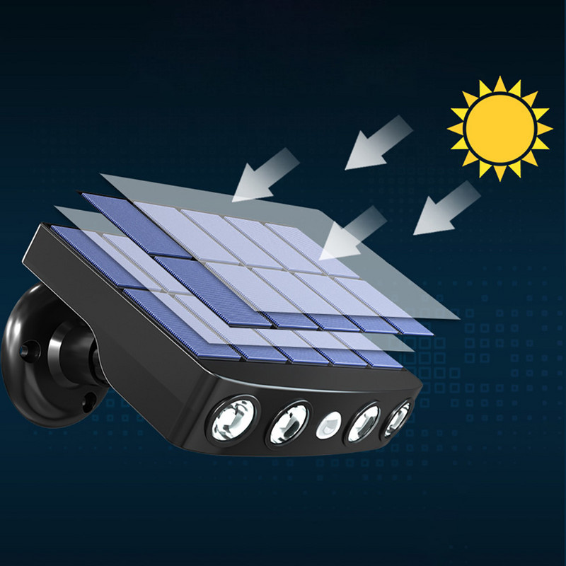 Napelemes lámpák kültéri vízálló kerti fali lámpa vidéki kültéri vészvilágítás utánzat figyelő utcai lámpák