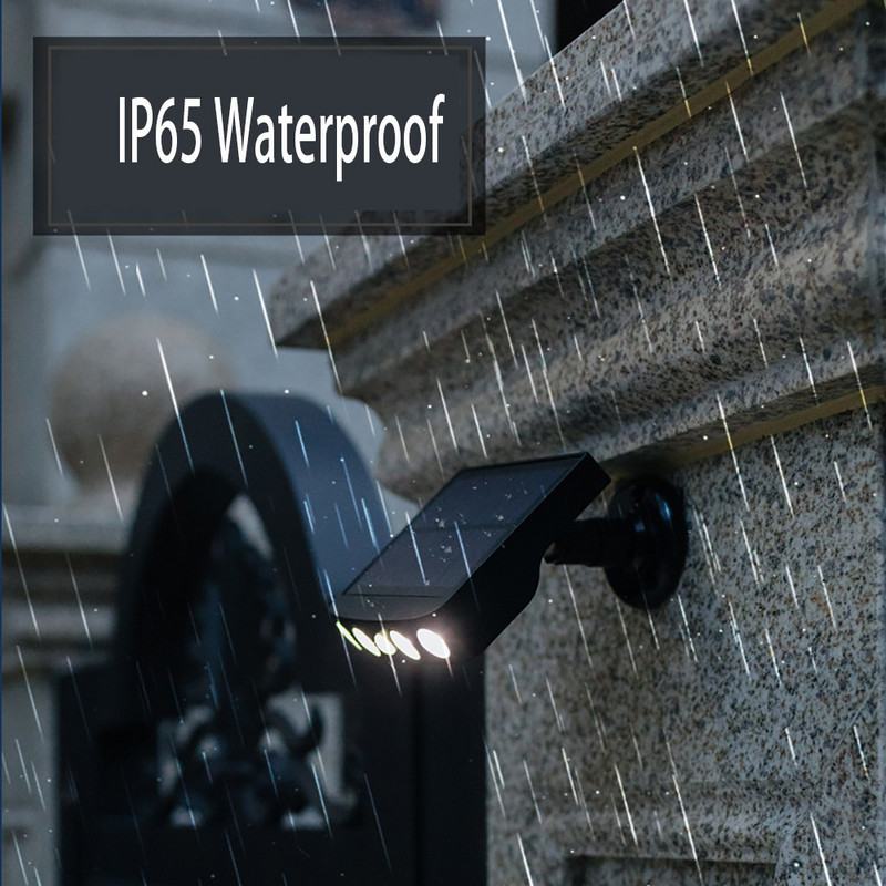 Napelemes lámpák kültéri vízálló kerti fali lámpa vidéki kültéri vészvilágítás utánzat figyelő utcai lámpák