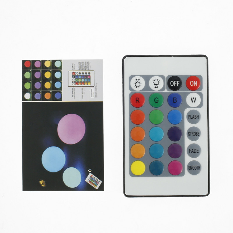 LED vrtna svjetiljka s daljinskim upravljačem Kuglasta svjetiljka u 16 boja Vanjska vodootporna svjetiljka Noćna svjetiljka Dekoracija za kućnu zabavu Travnjak Dekoracija vrta