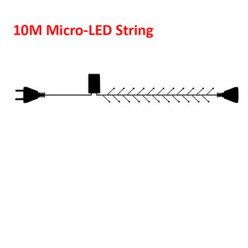 1X3 2X2 2X3 3X3M LED φωτιστικό κορδόνι εξωτερικού χώρου Αδιάβροχο Νεράιδα Φωτάκια Γιρλάντα Αίθριο Κήπου Γάμος Χριστουγεννιάτικη Διακόσμηση Light Chain