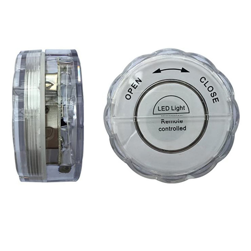 Led távirányítós RGB merülőfény elemmel működő víz alatti éjszakai lámpa kültéri váza akvárium parti dekorációhoz