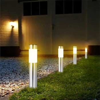 2023 Νέο Solar Led Pillar Light Αδιάβροχο φωτιστικό γκαζόν εξωτερικού χώρου Διακόσμηση κήπου Αίθριο Φώτα Pathway Φωτισμός τοπίου