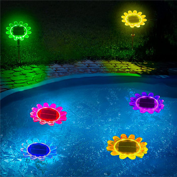 Осветление за басейн със слънчева енергия LED плаваща вода, променяща цвета си, водоустойчива светлина за басейн, спа фонтан, плаваща лампа, играчки за баня, градинска лампа