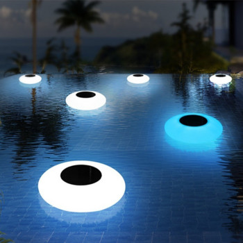 Соларна топка за осветление за басейн RGB Промяна на цвета Плаваща лампа за плувен басейн 34CM Градински светлини Външен надуваем басейн Подводна светлина