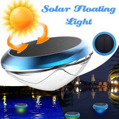 Saulės plūduriuojanti šviesa LED žibintai baseino vandeniui atspari saulės energija 7 spalvas keičianti LED dekoro vandens dreifuojanti lempa žvejyba