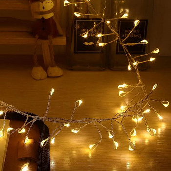 200 LED 8 λειτουργιών Χάλκινο σύρμα Φωτιστικό String παραμύθι Γιρλάντα Light String Χριστουγεννιάτικο Γαμήλιο Πάρτυ Διακοσμητικά Φωτάκια Κήπου
